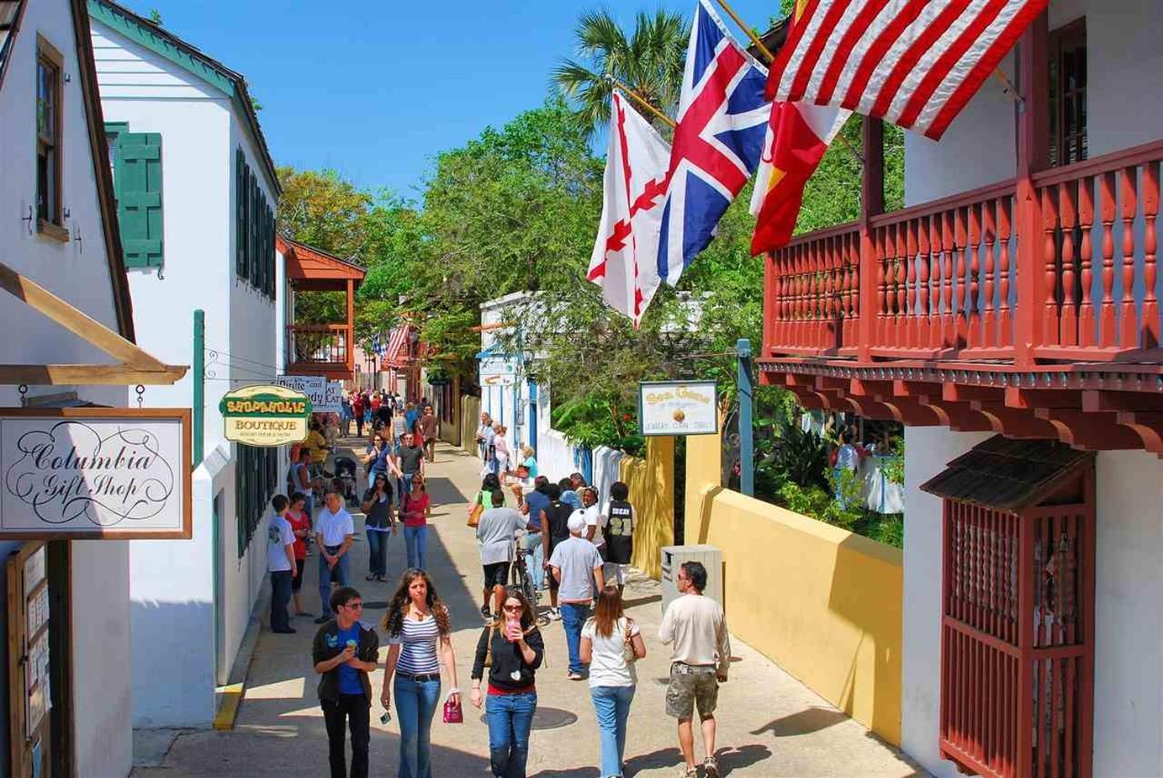 Cozy Quiet St Augustine Private Condo - 2Bed, 1 Bath, Sleeps 6, Steps To Historic St Augustine Center & All Tourist Attractions, Restaurants, Cafes, Backyard, Porch เซนต์ออกัสติน ภายนอก รูปภาพ